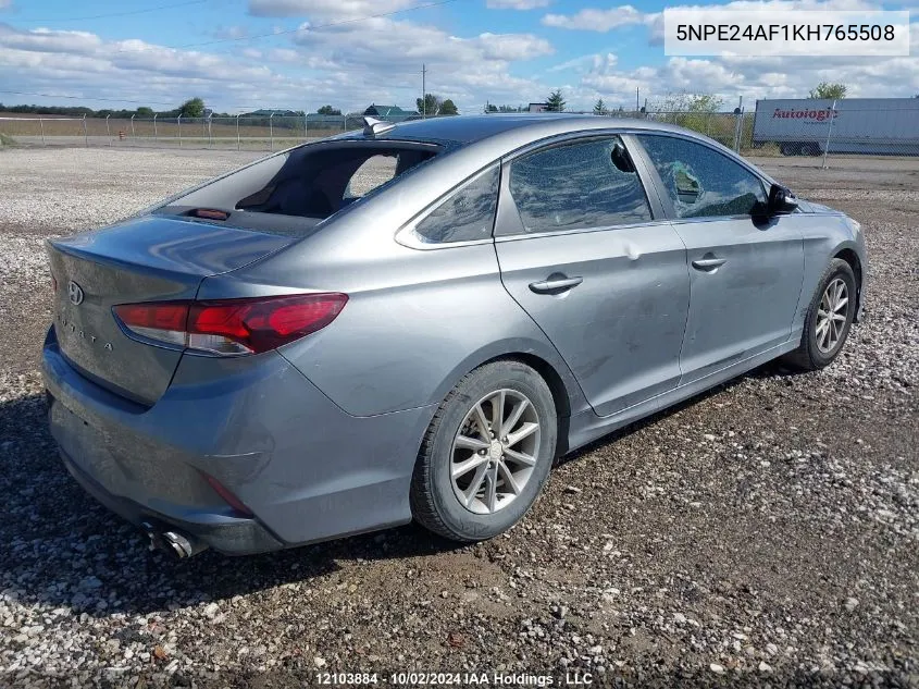 5NPE24AF1KH765508 2019 Hyundai Sonata Se