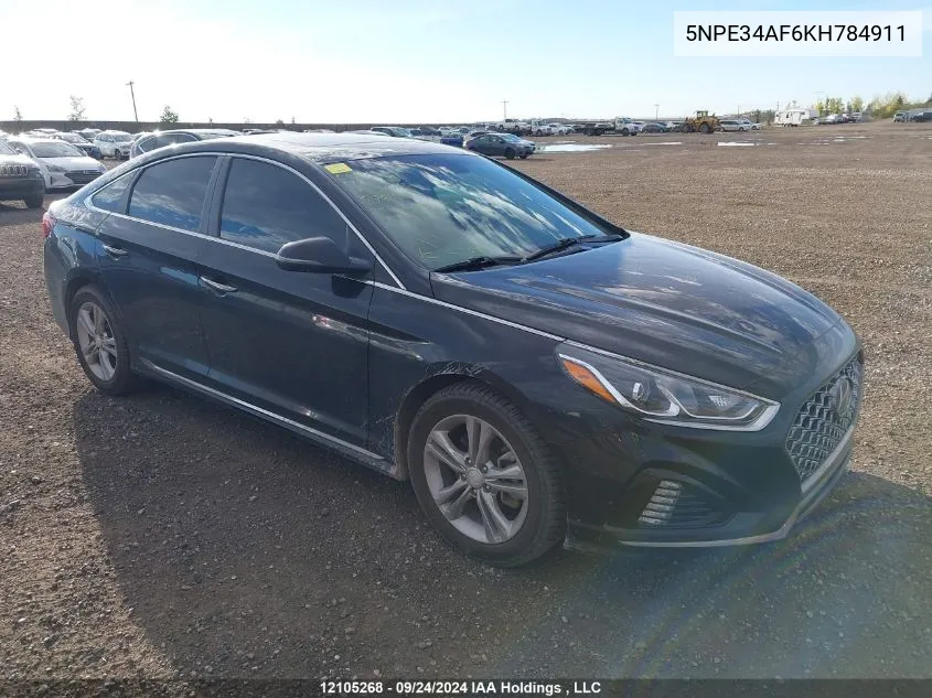 5NPE34AF6KH784911 2019 Hyundai Sonata Limited/Sel/Sport