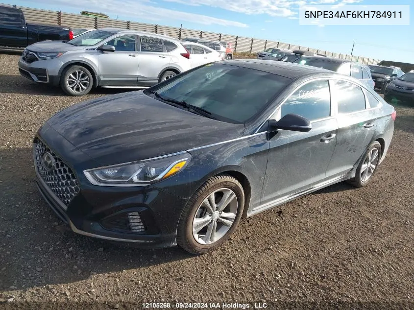 5NPE34AF6KH784911 2019 Hyundai Sonata Limited/Sel/Sport