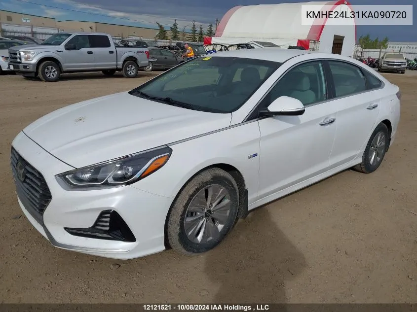 KMHE24L31KA090720 2019 Hyundai Sonata Hybrid/Se