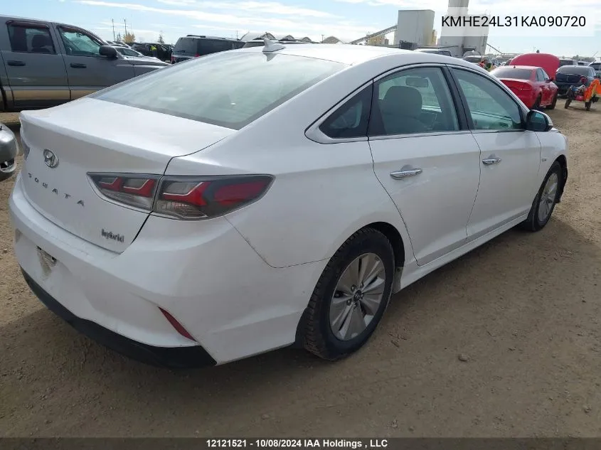 KMHE24L31KA090720 2019 Hyundai Sonata Hybrid/Se