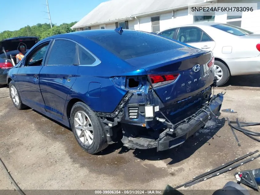 5NPE24AF6KH783096 2019 Hyundai Sonata Se