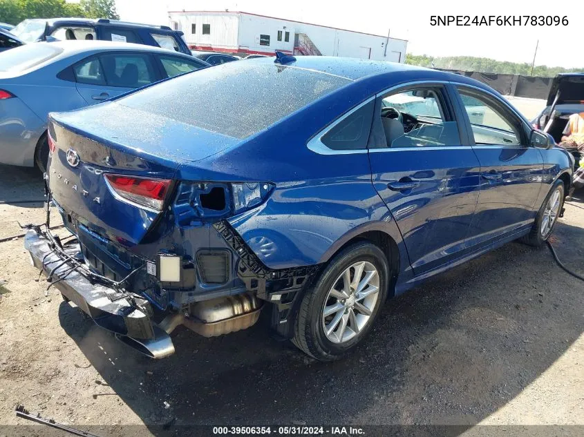 2019 Hyundai Sonata Se VIN: 5NPE24AF6KH783096 Lot: 39506354