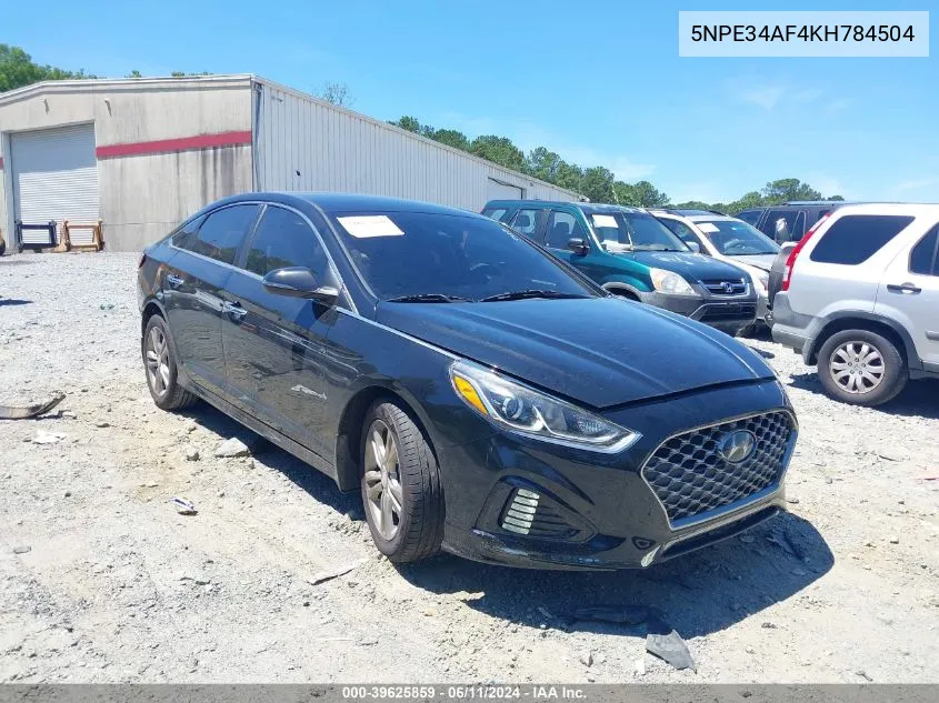 5NPE34AF4KH784504 2019 Hyundai Sonata Sel