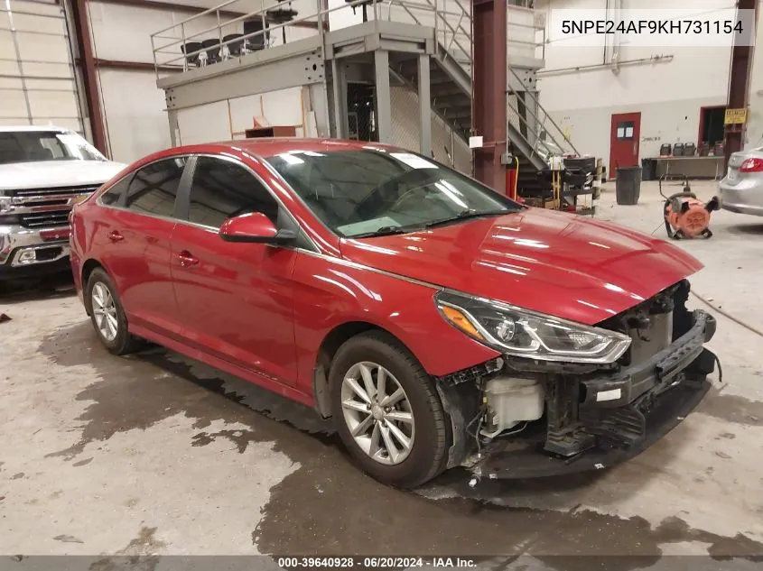 5NPE24AF9KH731154 2019 Hyundai Sonata Se