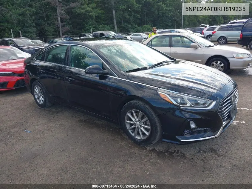 5NPE24AF0KH819235 2019 Hyundai Sonata Se