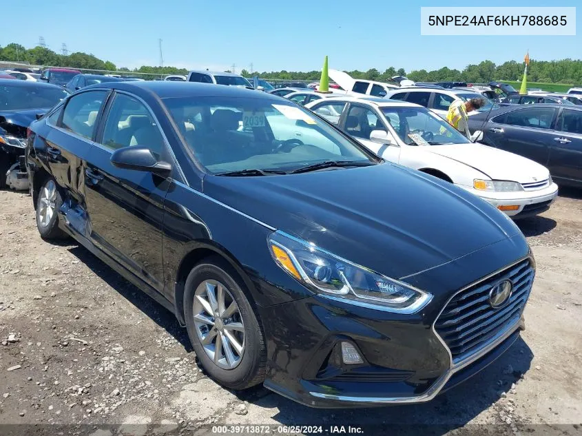 2019 Hyundai Sonata Se VIN: 5NPE24AF6KH788685 Lot: 39713872