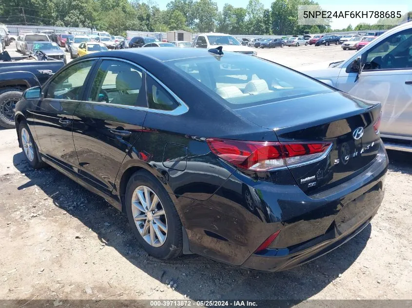 2019 Hyundai Sonata Se VIN: 5NPE24AF6KH788685 Lot: 39713872