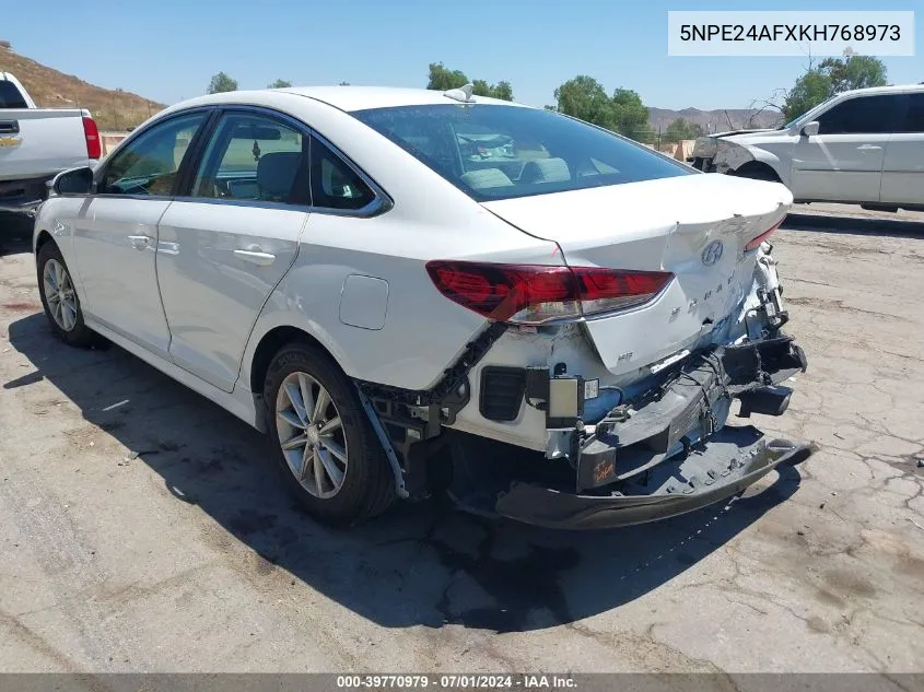 2019 Hyundai Sonata Se VIN: 5NPE24AFXKH768973 Lot: 39770979