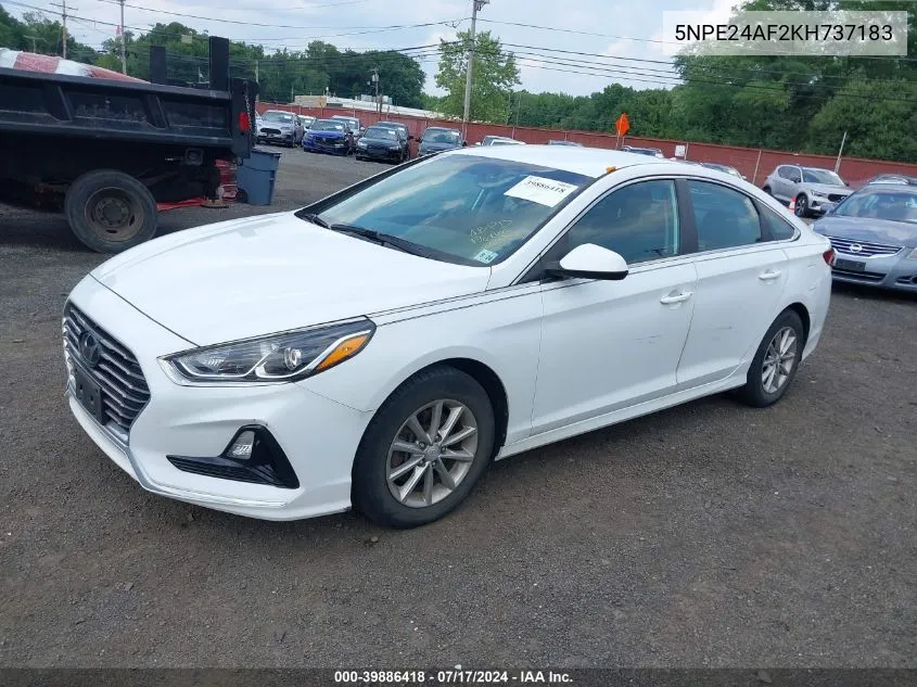 5NPE24AF2KH737183 2019 Hyundai Sonata Se