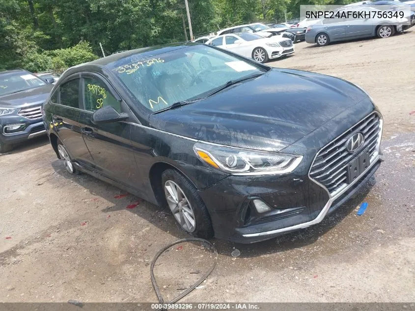 2019 Hyundai Sonata Se VIN: 5NPE24AF6KH756349 Lot: 39893296