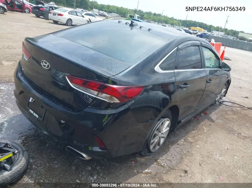 5NPE24AF6KH756349 2019 Hyundai Sonata Se