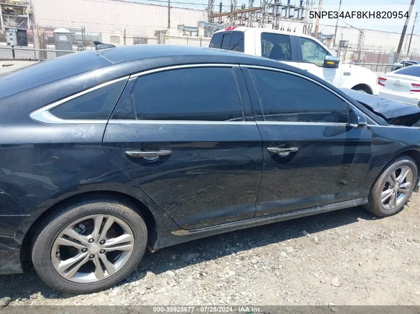 5NPE34AF8KH820954 2019 Hyundai Sonata Sport