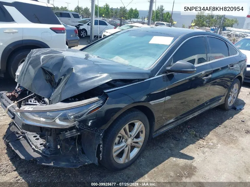 5NPE34AF8KH820954 2019 Hyundai Sonata Sport