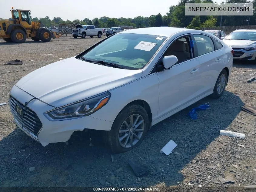 5NPE24AFXKH735584 2019 Hyundai Sonata Se