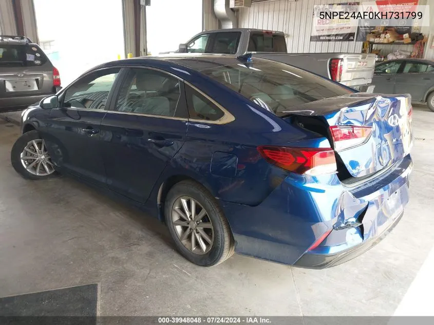 5NPE24AF0KH731799 2019 Hyundai Sonata Se