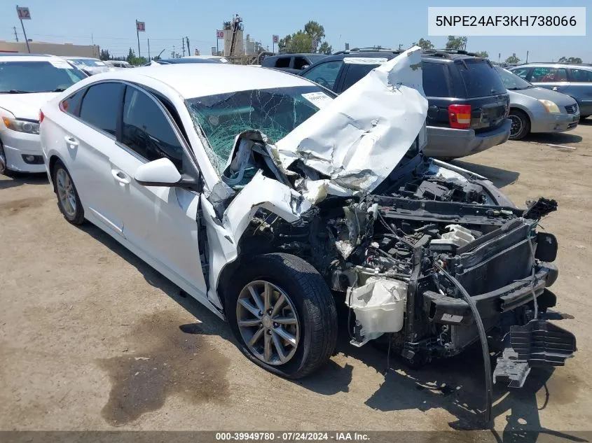 5NPE24AF3KH738066 2019 Hyundai Sonata Se