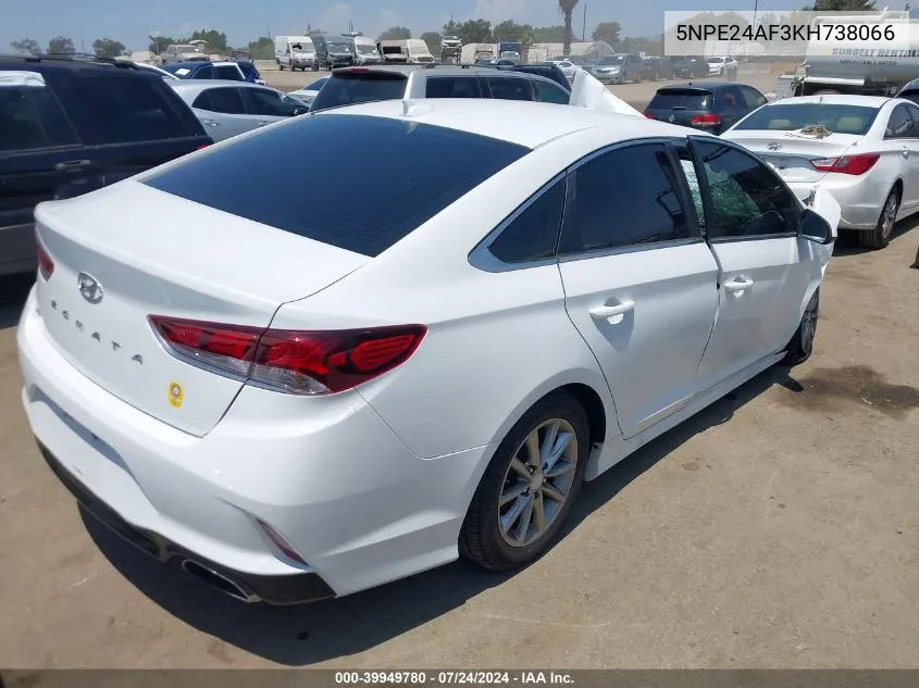 5NPE24AF3KH738066 2019 Hyundai Sonata Se