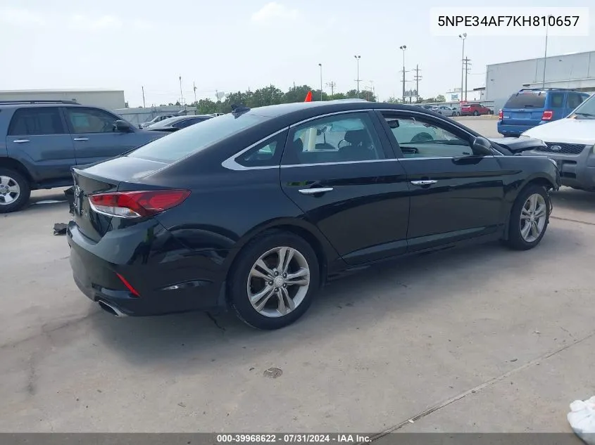 5NPE34AF7KH810657 2019 Hyundai Sonata Sel