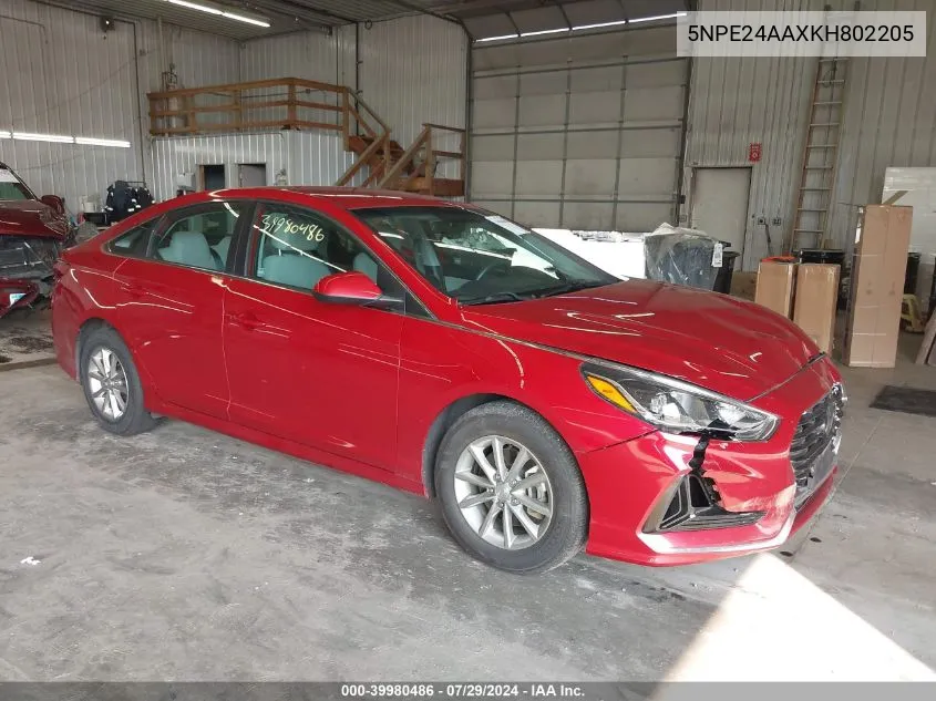 5NPE24AAXKH802205 2019 Hyundai Sonata Eco