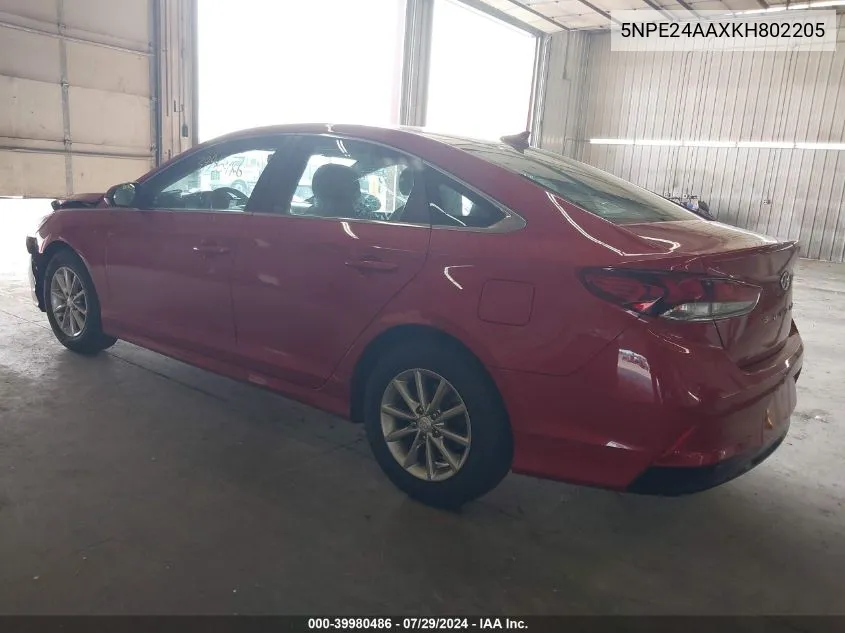 5NPE24AAXKH802205 2019 Hyundai Sonata Eco