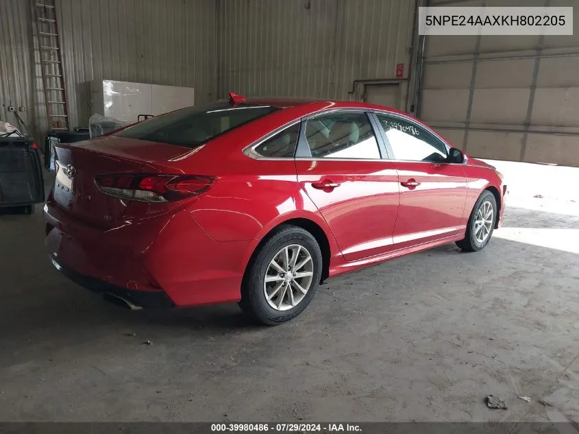 5NPE24AAXKH802205 2019 Hyundai Sonata Eco