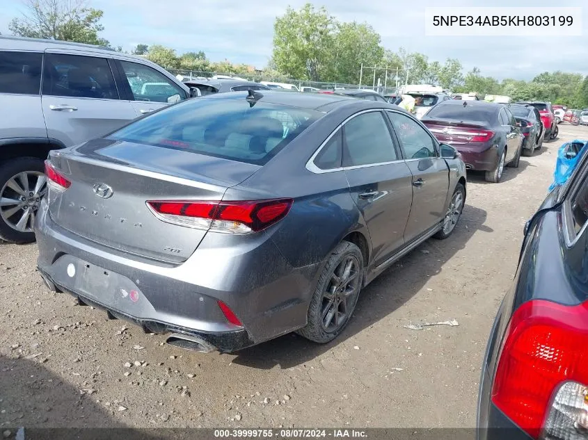 5NPE34AB5KH803199 2019 Hyundai Sonata Limited 2.0T