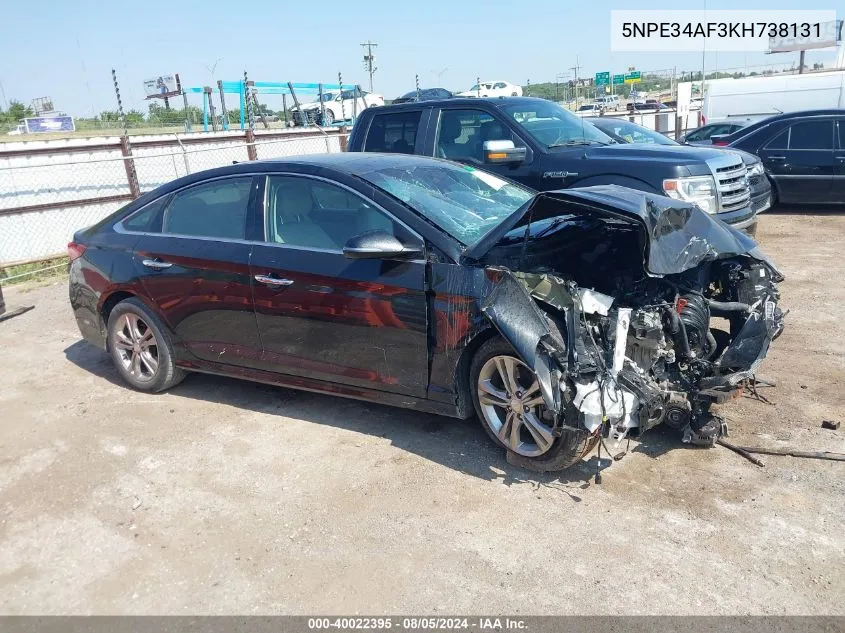 5NPE34AF3KH738131 2019 Hyundai Sonata Limited