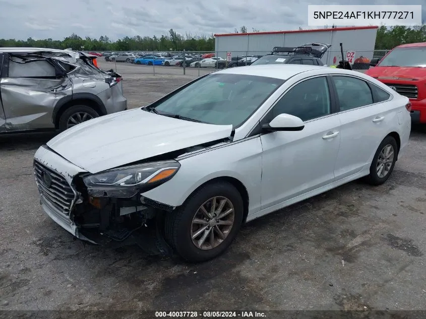 5NPE24AF1KH777271 2019 Hyundai Sonata Se