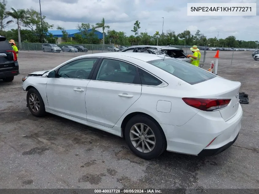 5NPE24AF1KH777271 2019 Hyundai Sonata Se