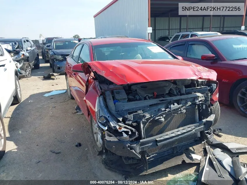 5NPE24AF2KH772256 2019 Hyundai Sonata Se