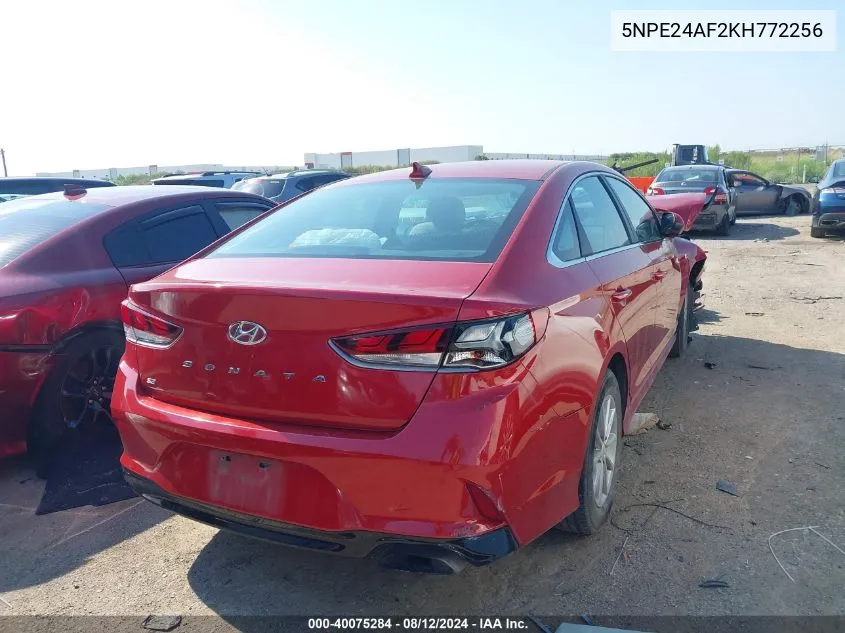 5NPE24AF2KH772256 2019 Hyundai Sonata Se