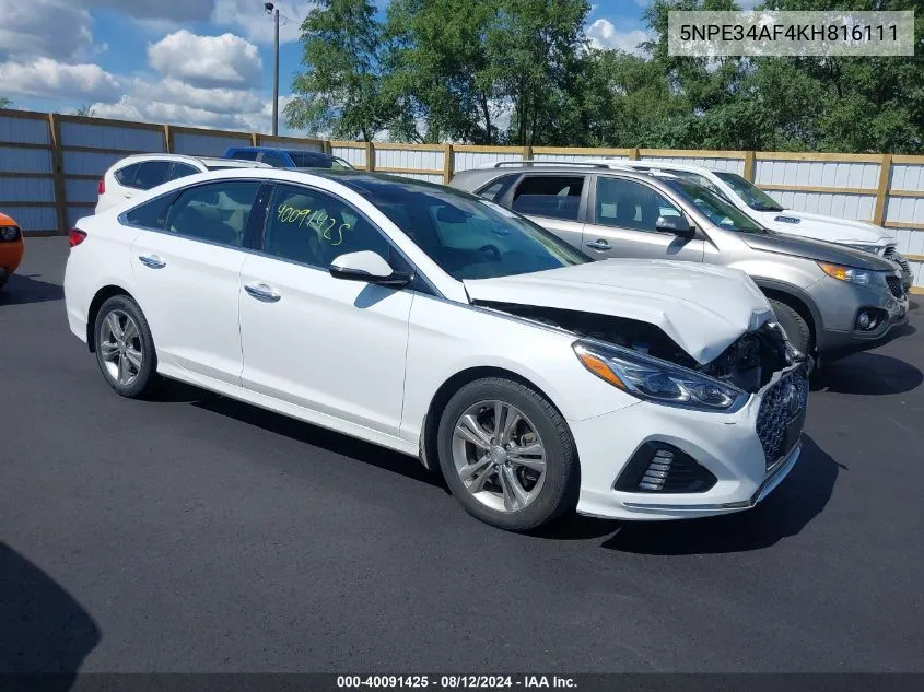 5NPE34AF4KH816111 2019 Hyundai Sonata Limited