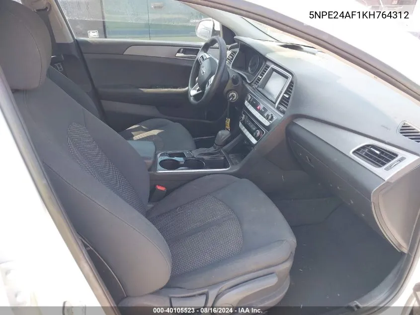 5NPE24AF1KH764312 2019 Hyundai Sonata Se