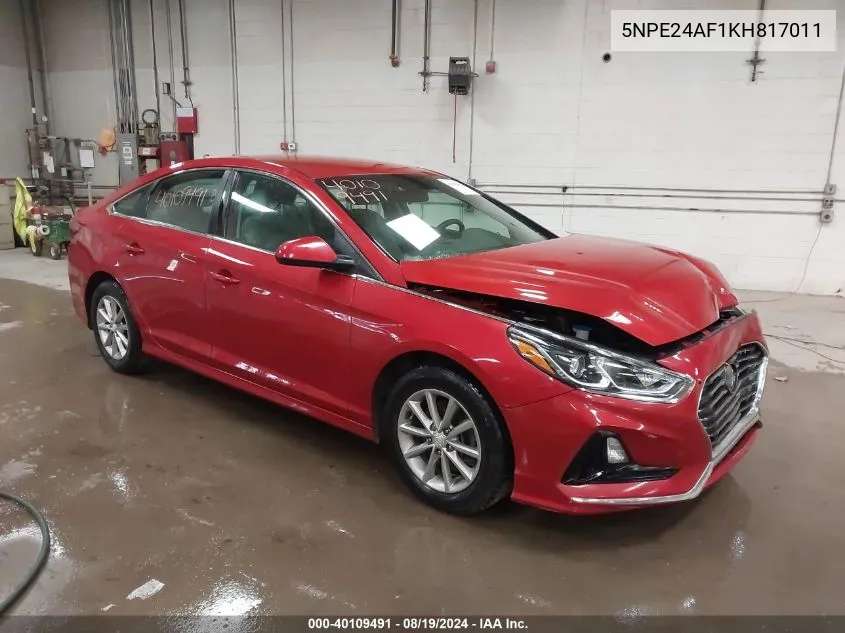 5NPE24AF1KH817011 2019 Hyundai Sonata Se