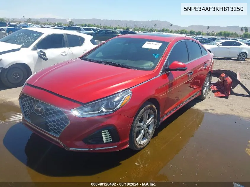 5NPE34AF3KH813250 2019 Hyundai Sonata Sport