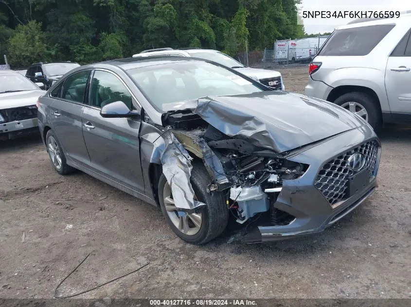 5NPE34AF6KH766599 2019 Hyundai Sonata Limited/Sel/Sport