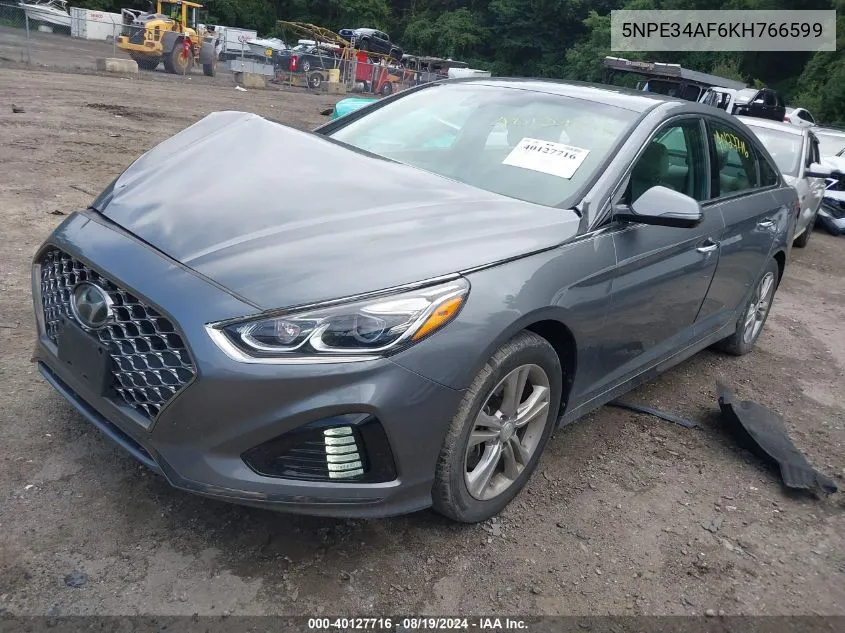 5NPE34AF6KH766599 2019 Hyundai Sonata Limited/Sel/Sport