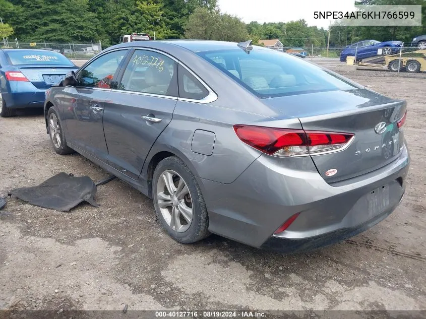 5NPE34AF6KH766599 2019 Hyundai Sonata Limited/Sel/Sport