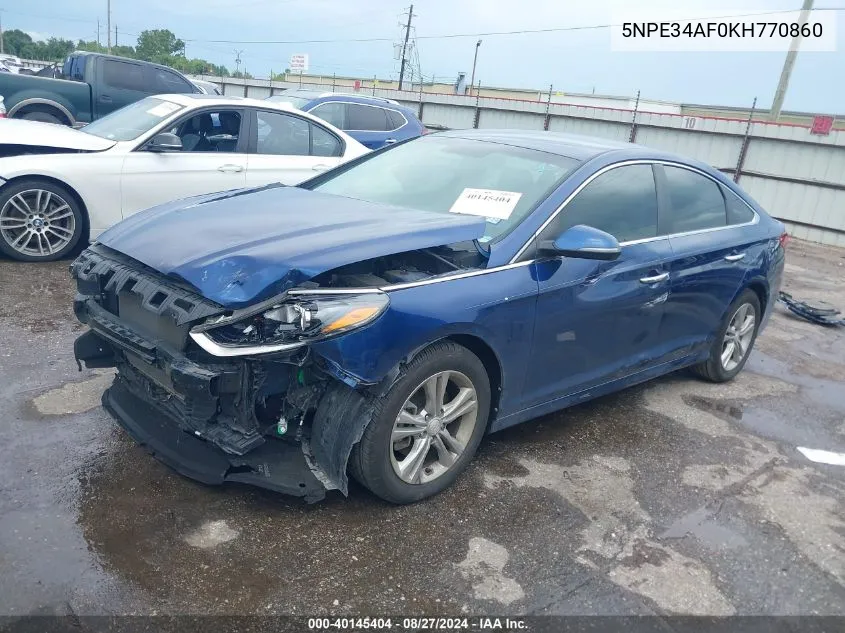 5NPE34AF0KH770860 2019 Hyundai Sonata Sel