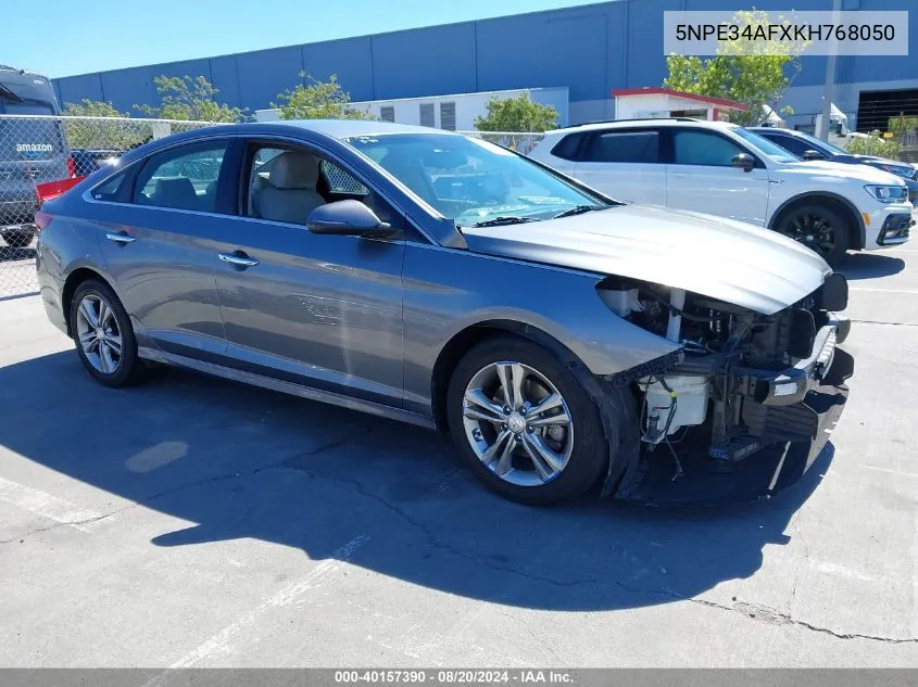 5NPE34AFXKH768050 2019 Hyundai Sonata Sel