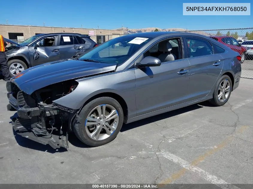 5NPE34AFXKH768050 2019 Hyundai Sonata Sel