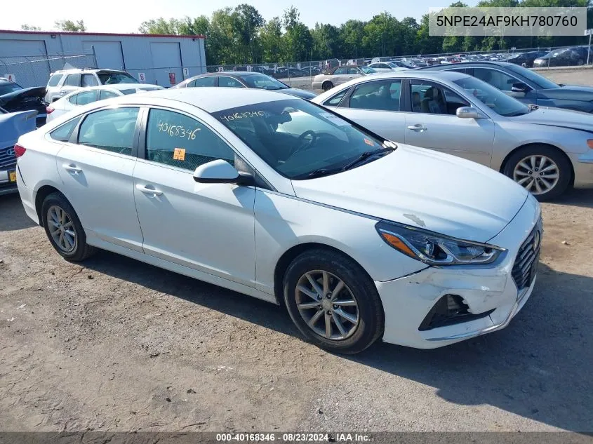 5NPE24AF9KH780760 2019 Hyundai Sonata Se