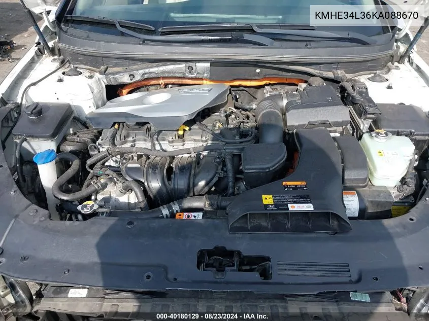 KMHE34L36KA088670 2019 Hyundai Sonata Hybrid Limited