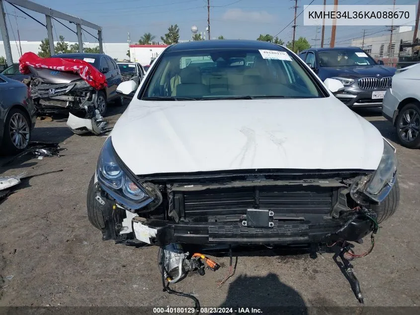 KMHE34L36KA088670 2019 Hyundai Sonata Hybrid Limited