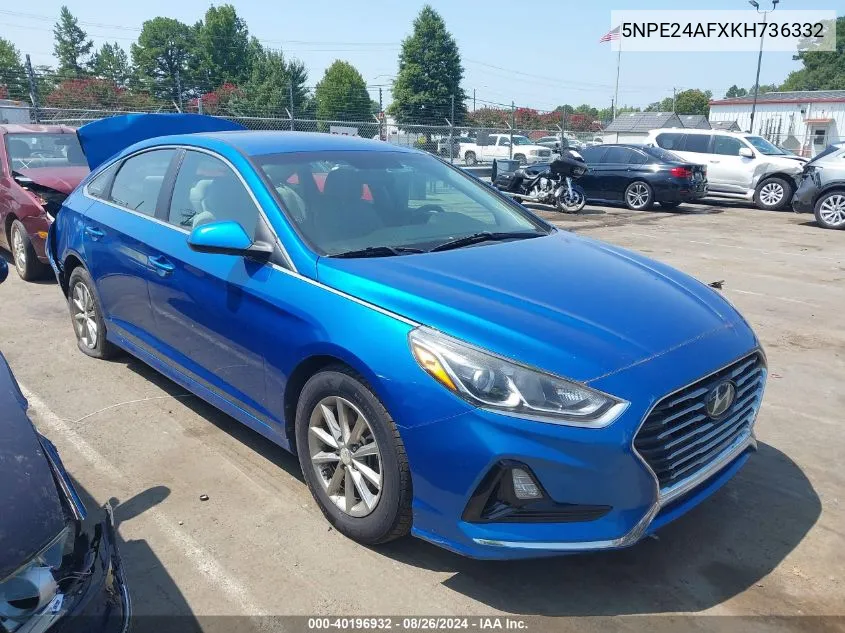 5NPE24AFXKH736332 2019 Hyundai Sonata Se