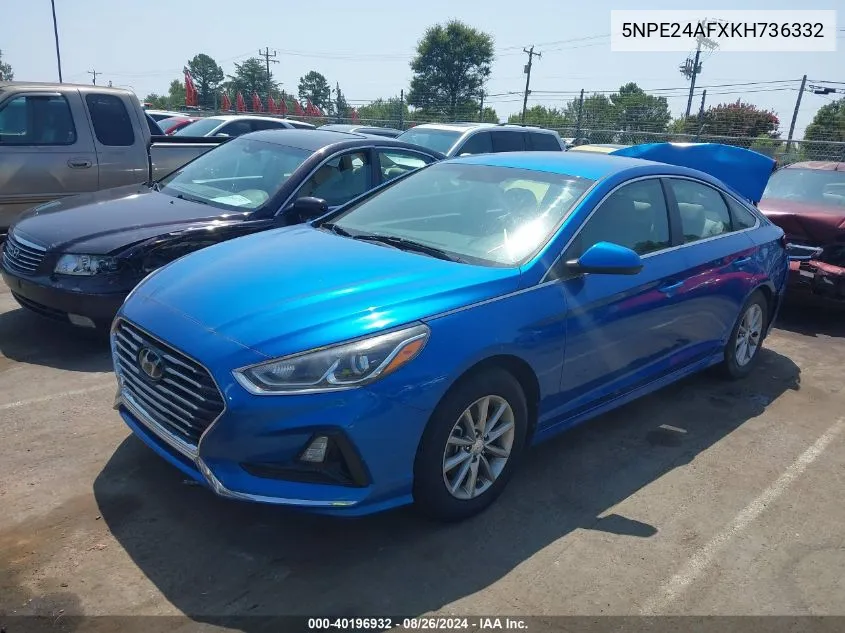 5NPE24AFXKH736332 2019 Hyundai Sonata Se