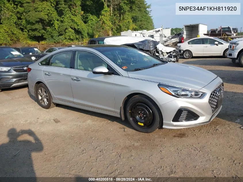 5NPE34AF1KH811920 2019 Hyundai Sonata Limited