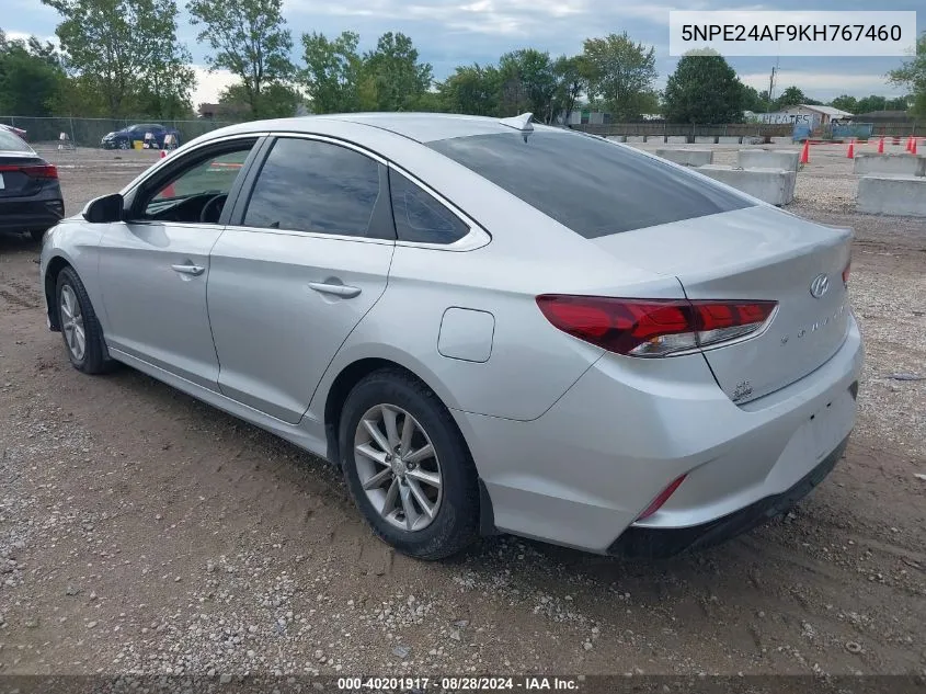 5NPE24AF9KH767460 2019 Hyundai Sonata Se