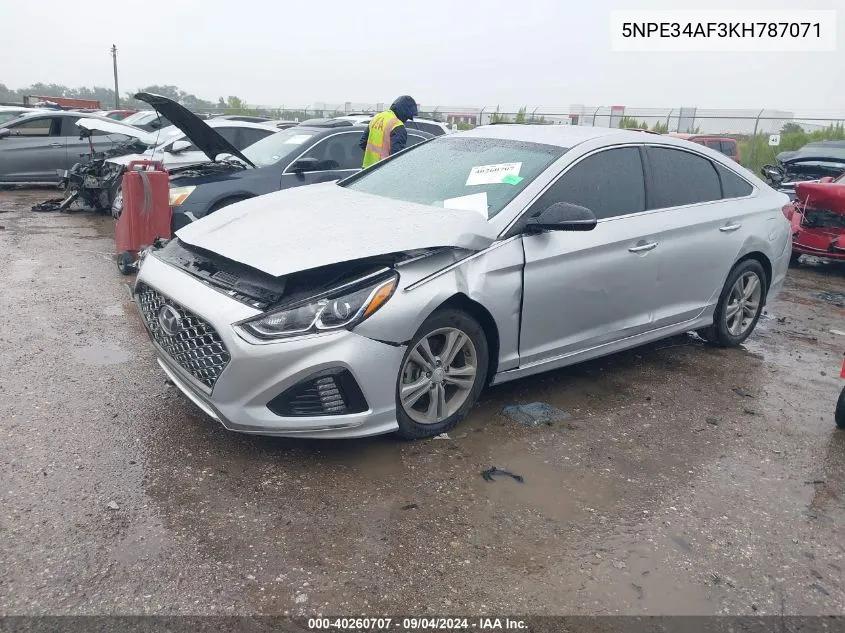 5NPE34AF3KH787071 2019 Hyundai Sonata Limited/Sel/Sport